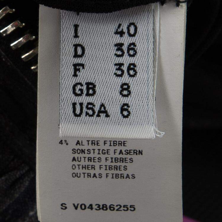 Pre Owned Jean Paul Gaultier Femme Multicolor Gathered Zip Detail Maxi Dress S