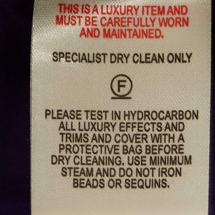 Pre Owned Jenny Packham Purple Sequin Halter Neck Gown M