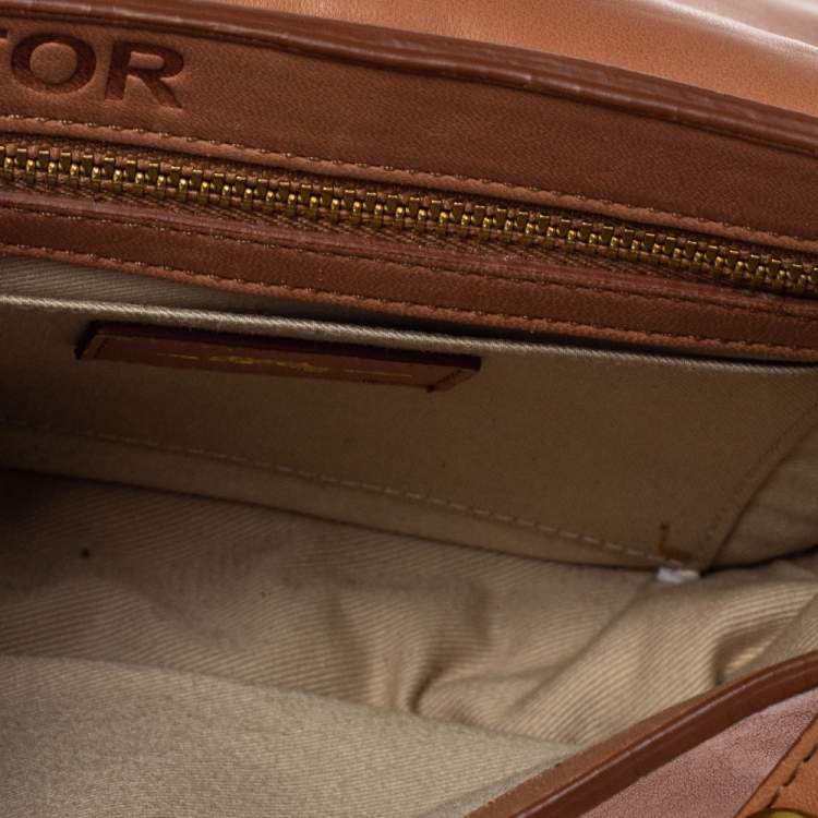 Pre Owned Jerome Dreyfuss Light Brown Leather Embellished Small Victor Shoulder Bag