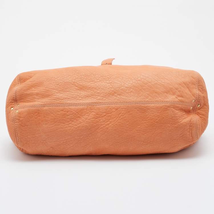 مملوكة مسبقًا Jerome Dreyfuss Orange Leather Billy Tote