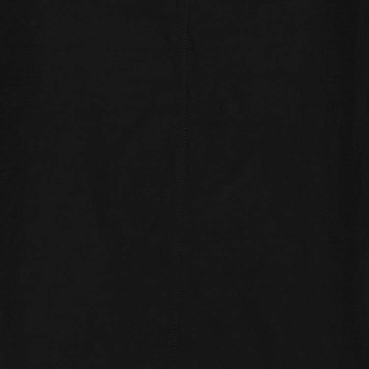 Pre Owned Jil Sander Black Crepe Dress XL
