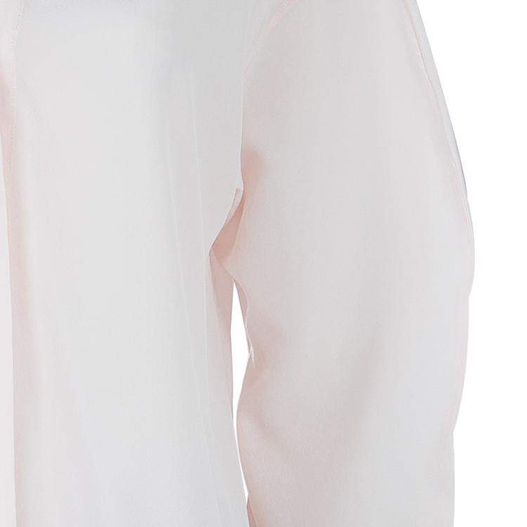 Pre Owned Jil Sander Pale Pink Long Sleeve Oversized Silk Blouse S