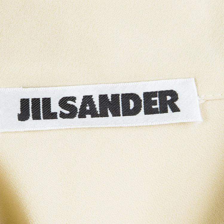 Pre Owned Jil Sander Beige Long Sleeve Jacket L