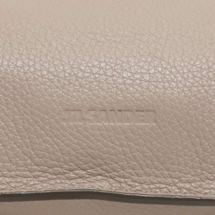 Pre Owned Jil Sander Beige Leather Tote