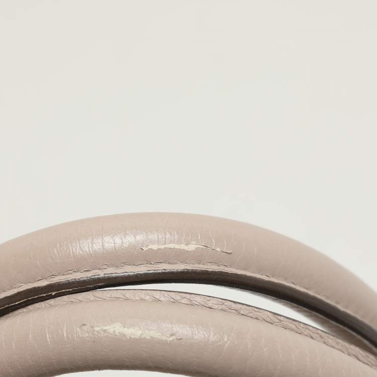 Pre Owned Jil Sander Beige Leather Tote