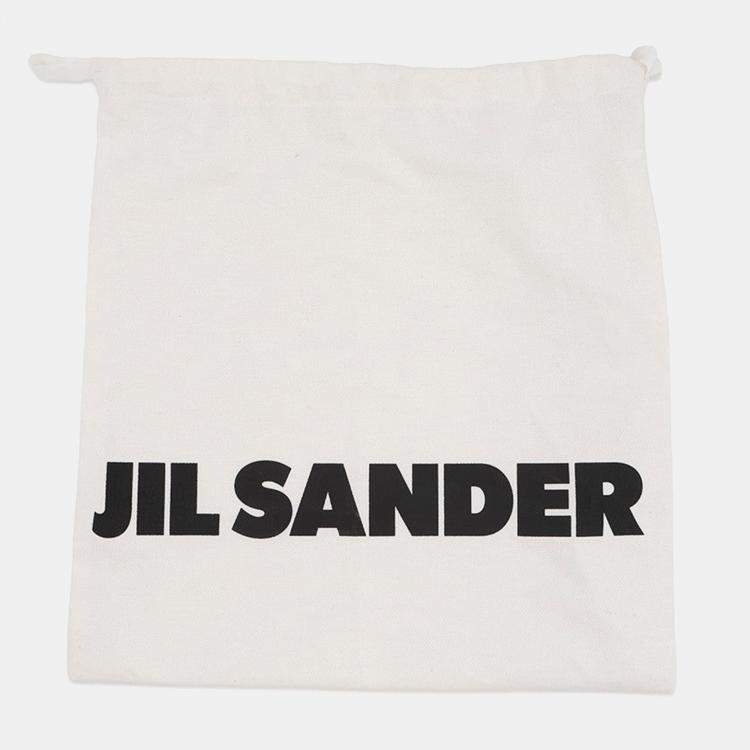 Pre Owned Jil Sander Cannoli Black Leather Size Mini