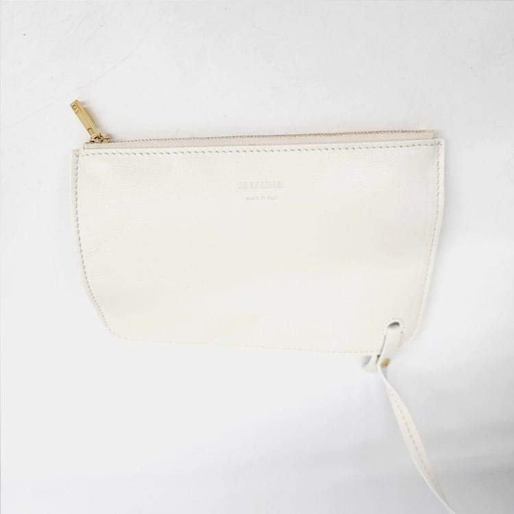 مملوكة مسبقًا Jil Sander Black Leather bucket bag