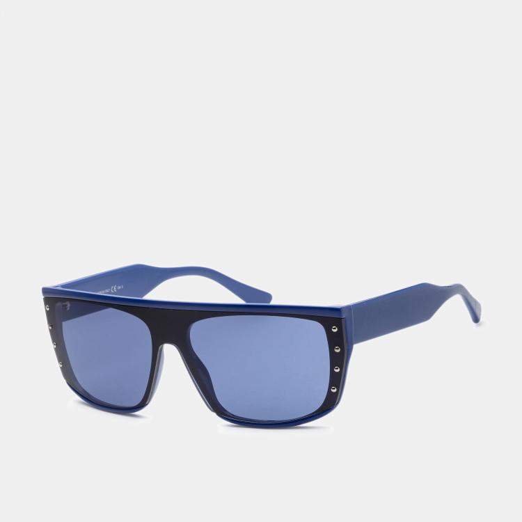 Pre Owned Jimmy Choo Blue Rylan Women's Sunglasses 99mm