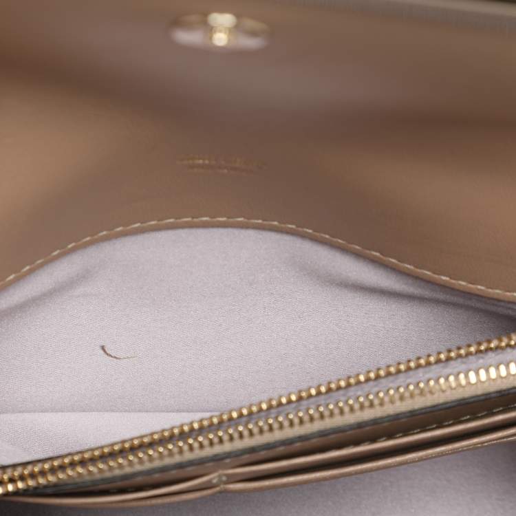 Pre Owned Jimmy Choo Pink Micro Glitter Fabric Emmie Chain Clutch