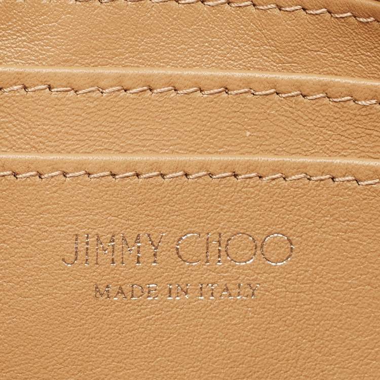 Pre Owned Jimmy Choo Brown Faux Fur Madeline Crossbody Bag