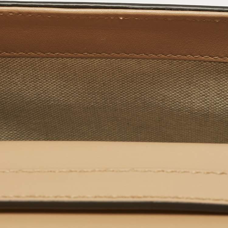 Pre Owned Jimmy Choo Biscuit Leather Diamond Top Handle Bag