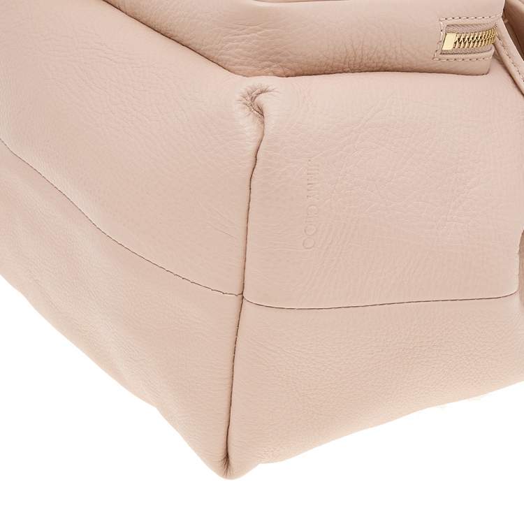 Pre Owned Jimmy Choo Beige Leather Drawstring Backpack