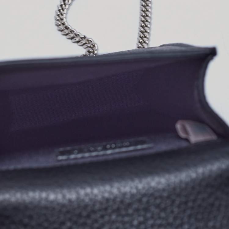 مملوكة مسبقًا Jimmy Choo Black Leather Madeline Phone Case Crossbody Bag