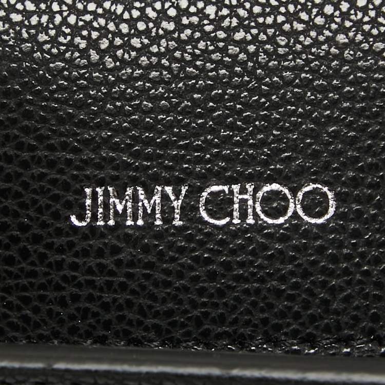Pre Owned Jimmy Choo Black Leather Cheri Chain Shoulder Bag