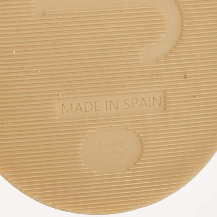 Pre Owned Jimmy Choo Black Leather Drive Wedge Sandals Size 38