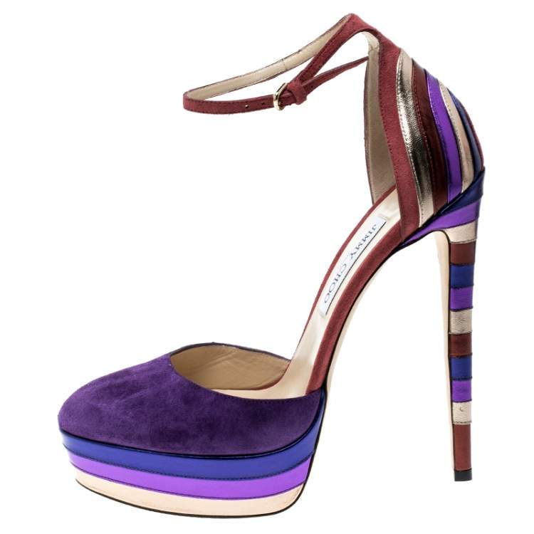 Macy's hot sale purple heels