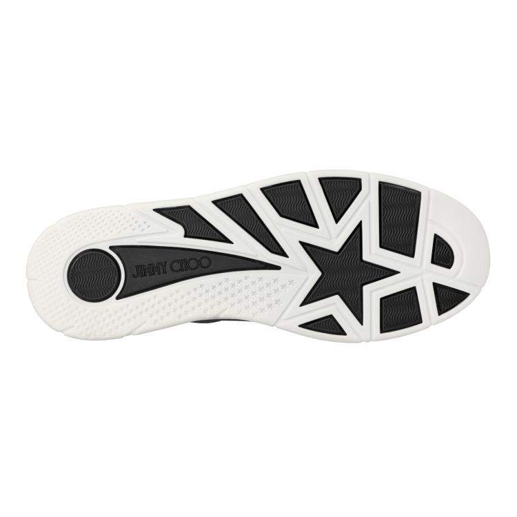 مملوكة مسبقًا Jimmy Choo White/Silver Hawaii/F Sneakers Size EU 36