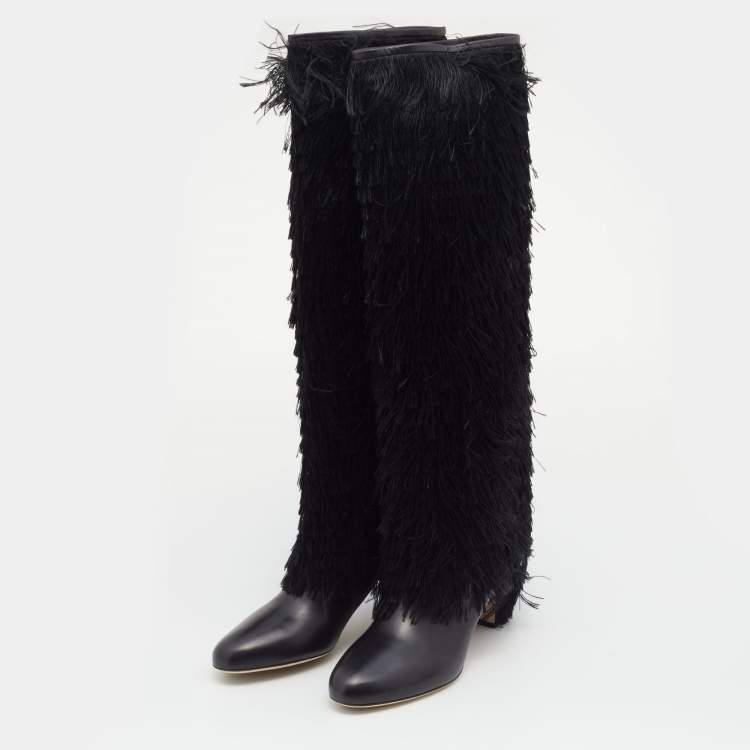 Jimmy choo fringe boots hotsell