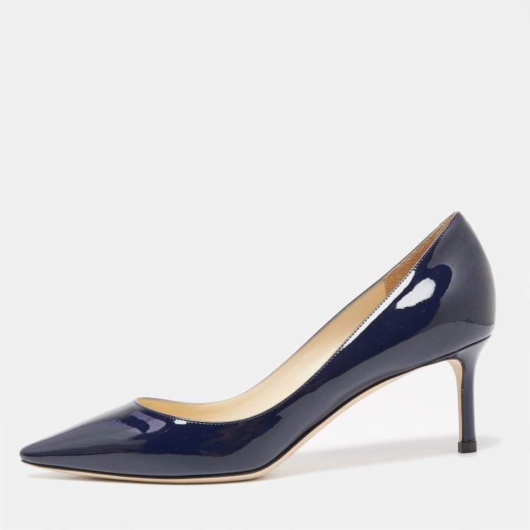 Jimmy Choo Patent Leather pointy pumps 2024 navy