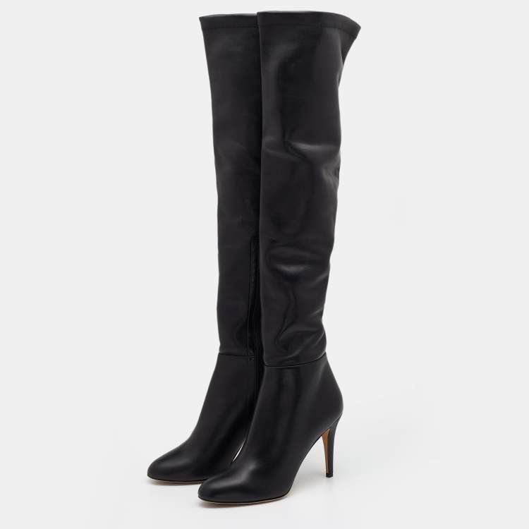 JIMMY CHOO Agathe 100 leather ankle boots | NET-A-PORTER