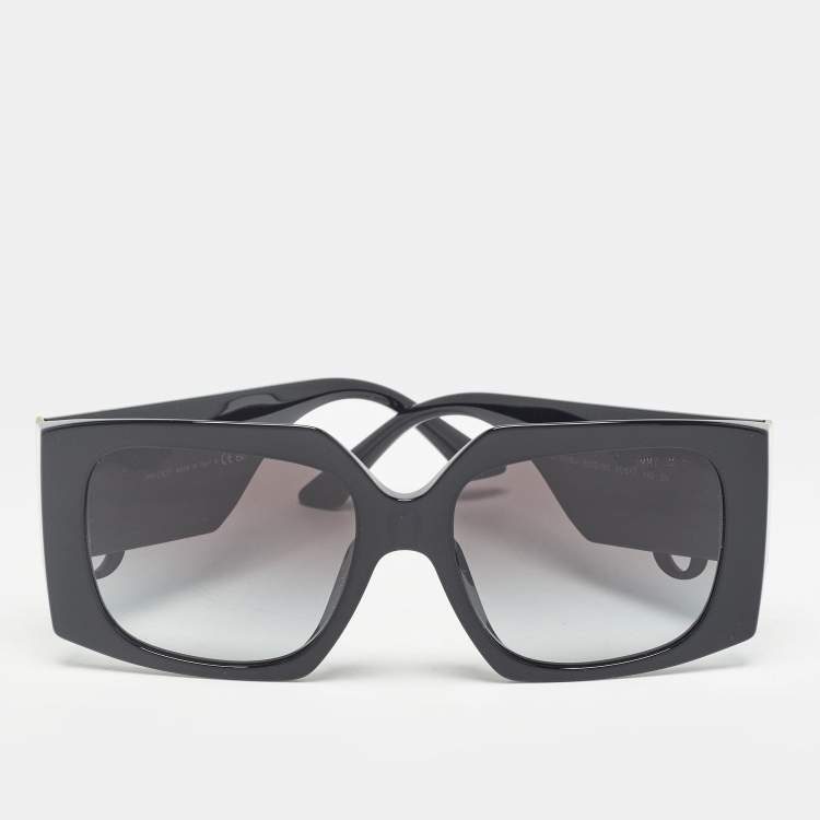 Pre Owned Jimmy Choo Black Gradient JC5006U Square Sunglasses
