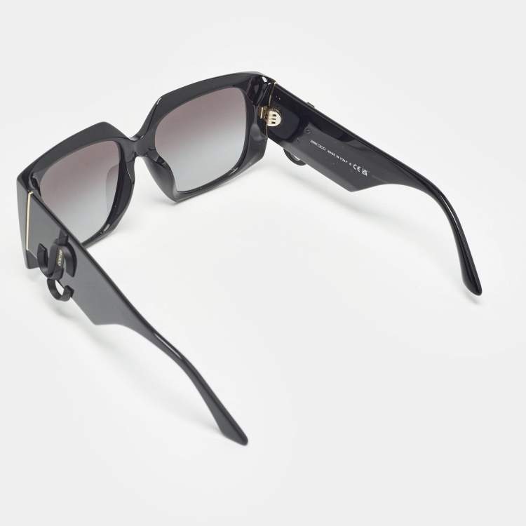 Pre Owned Jimmy Choo Black Gradient JC5006U Square Sunglasses