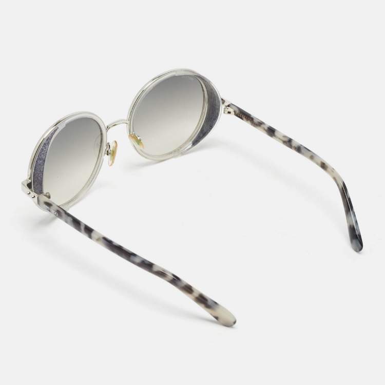 Pre Owned Jimmy Choo Grey Gradient Andie/S Round Sunglasses