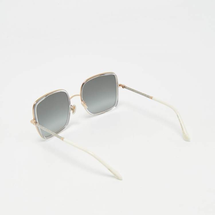 Pre Owned Jimmy Choo Grey Gradient JAYLA/S Oversized Sunglasses