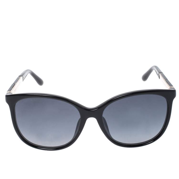 JIMMY CHOO Dark Grey Gradient Square Ladies Sunglasses