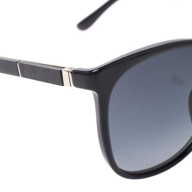 Pre Owned Jimmy Choo Black/ Blue Gradient Charly/F/S Square Sunglasses