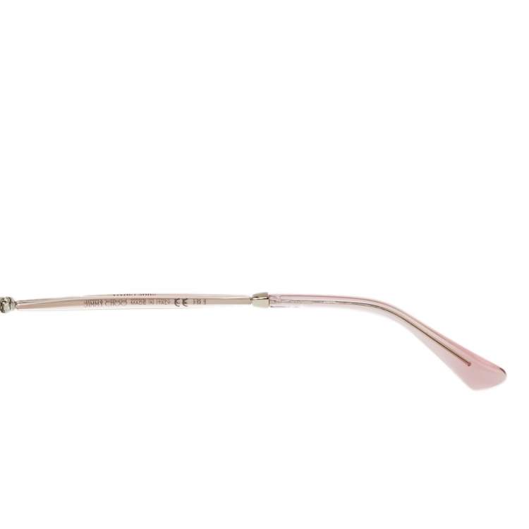 Pre Owned Jimmy Choo Purple Havana/ Khaki Gradient Tora Pilot Sunglasses