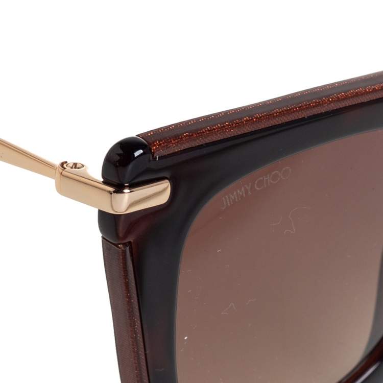 Pre Owned Jimmy Choo Brown / Brown Gradient OCHYA Ciara Cat Eye Sunglasses
