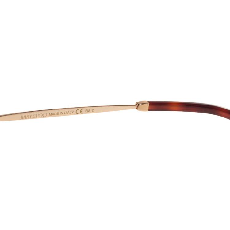 Pre Owned Jimmy Choo Brown / Brown Gradient OCHYA Ciara Cat Eye Sunglasses