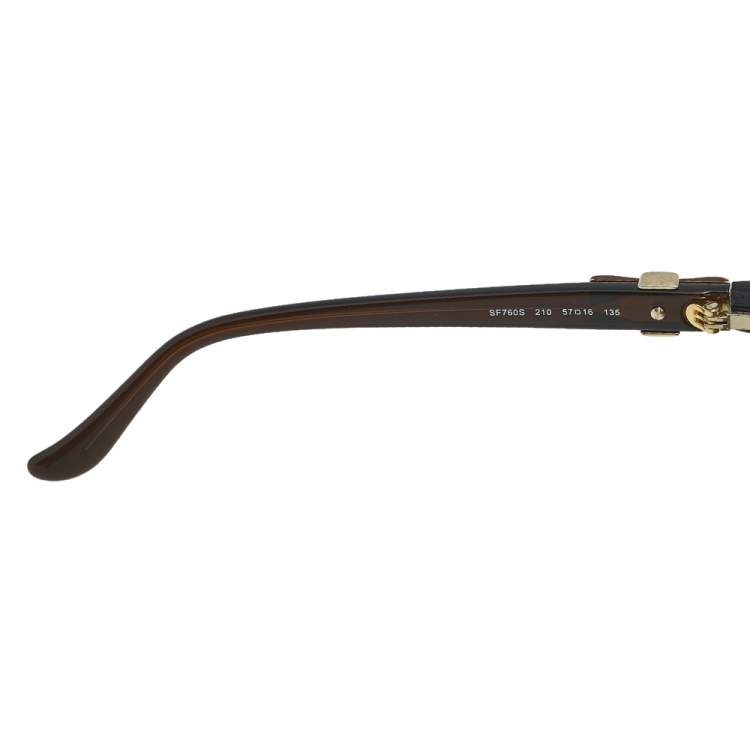 مملوكة مسبقًا Salvatore Ferragamo Brown/ Brown Gradient SF760S Cat Eye Sunglasses