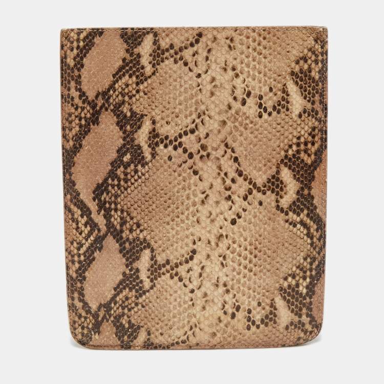 Jimmy Choo Beige/Brown Python Embossed Leather iPad Case Jimmy Choo | The  Luxury Closet