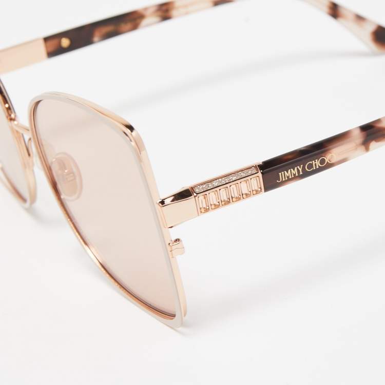 Jimmy choo rose gold 2024 sunglasses