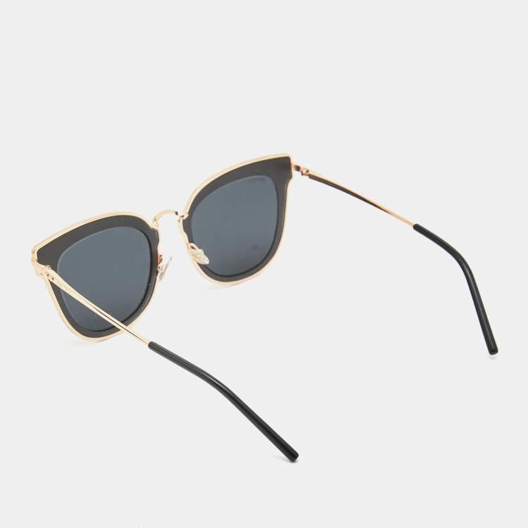 Pre Owned Jimmy Choo Black Nile/S RHL2/K Aviator Sunglasses