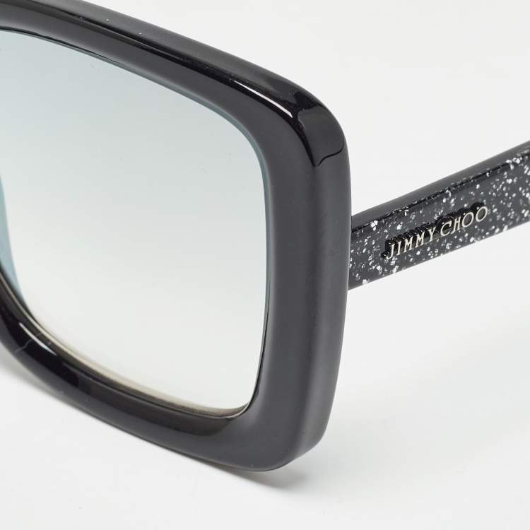 Pre Owned Jimmy Choo Black Gradient CAIT/S NS8 Frame Square Sunglasses