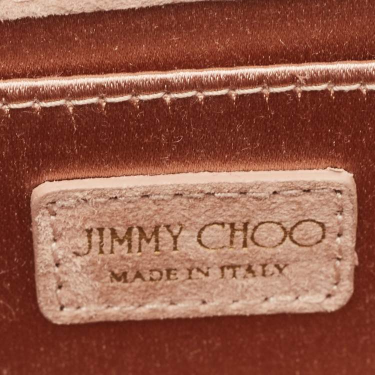 Pre Owned Jimmy Choo Lilac Acrylic Sweetie  Chain Clutch