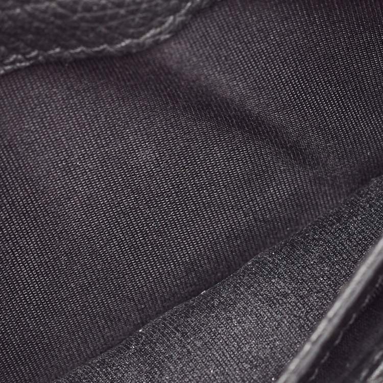 Pre Owned Jimmy Choo Black Reese Continental Wallet