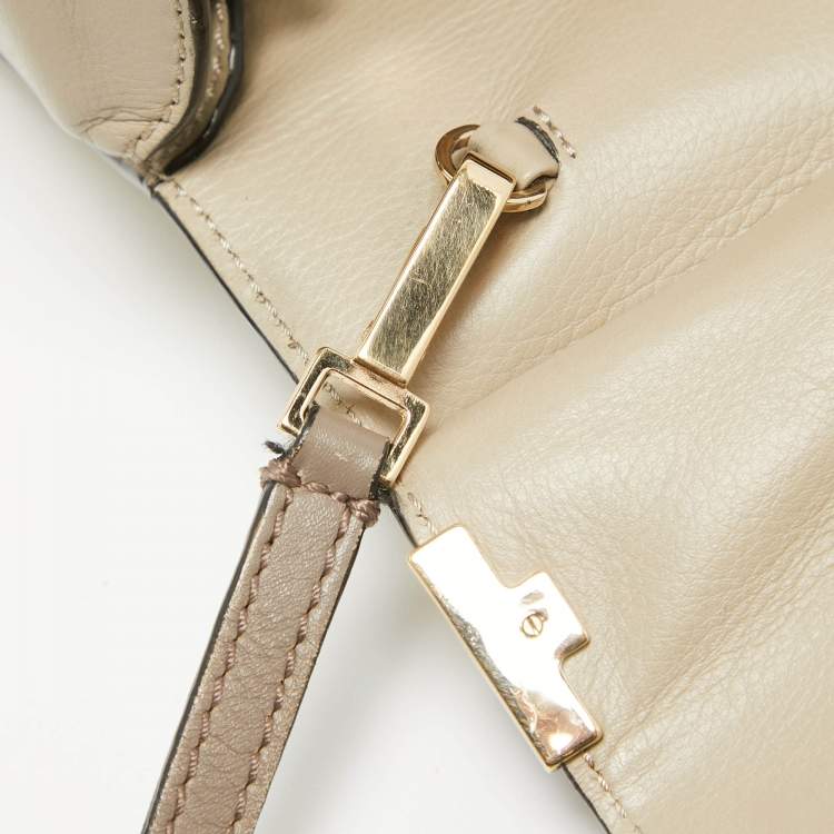 Pre Owned Jimmy Choo Tricolor Karung Leather Top Handle Bag