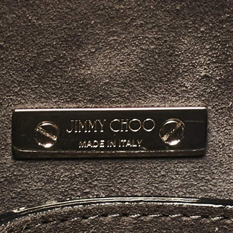 Pre Owned Jimmy Choo Black Patent Leather Varenne Hobo