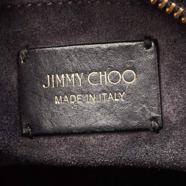 Pre Owned Jimmy Choo Black Leather Small Varenne Bowler Bag