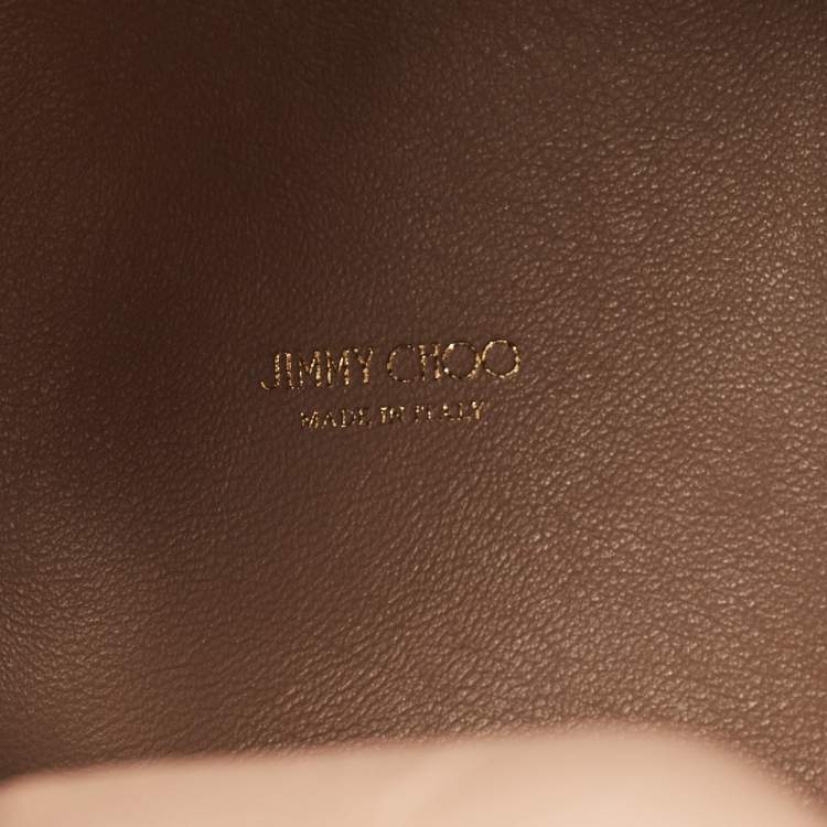 Pre Owned Jimmy Choo Yellow Leather Eve Bucket Bag