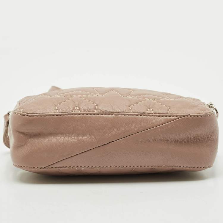 Pre Owned Jimmy Choo Beige Leather Star Haya Crossbody Bag
