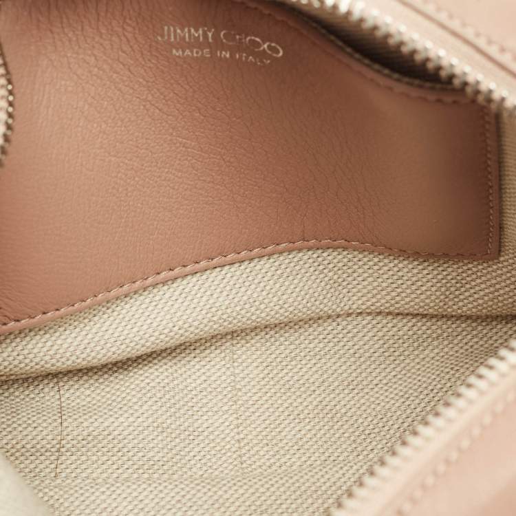 Pre Owned Jimmy Choo Beige Leather Star Haya Crossbody Bag