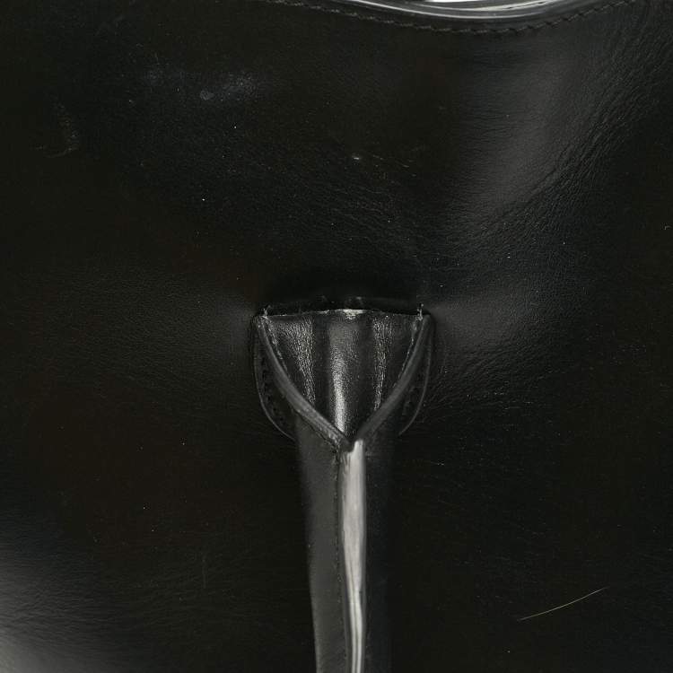 Pre Owned Jimmy Choo Black Leather Riley Tote