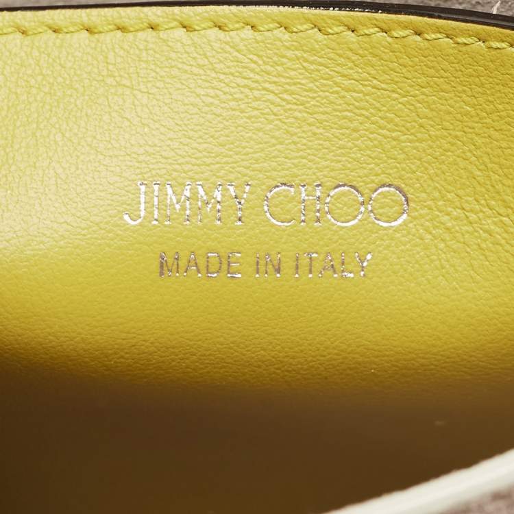 Pre Owned Jimmy Choo Olive Green Leather Madeline Shoulder Bag