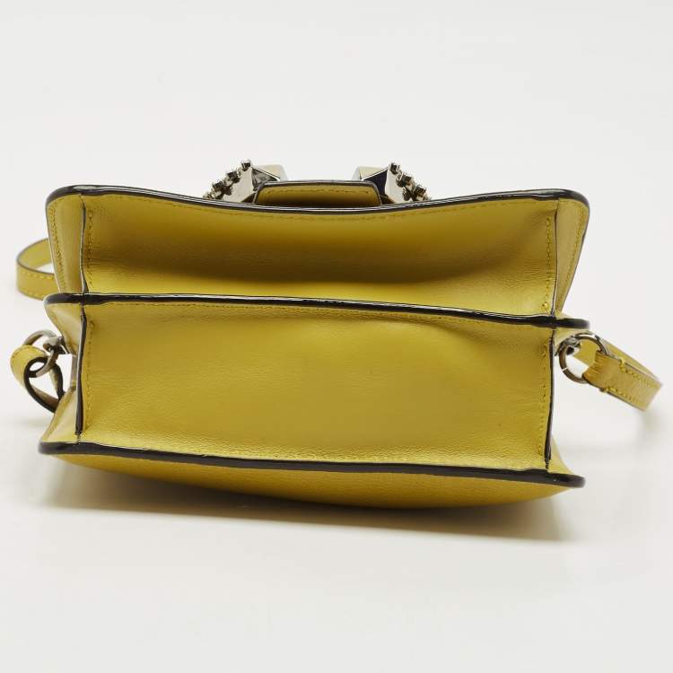 Pre Owned Jimmy Choo Olive Green Leather Madeline Shoulder Bag