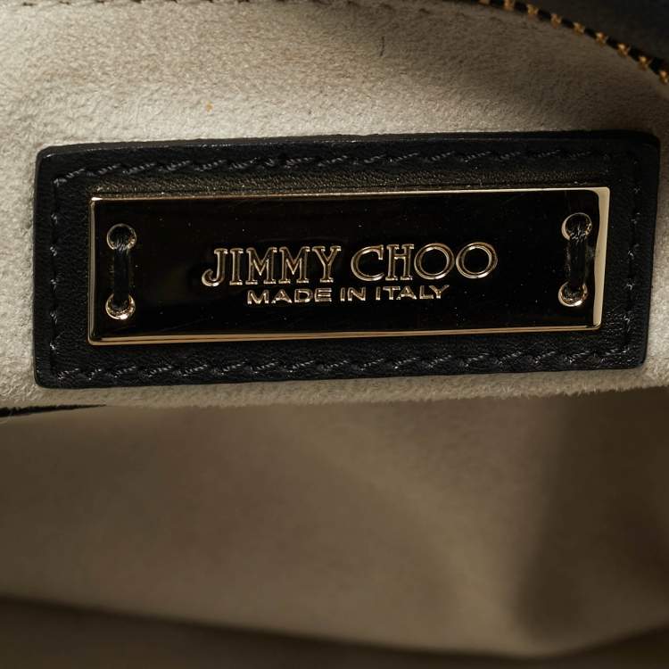 Pre Owned Jimmy Choo Burgundy/Off White Calf Hair Ally Flap Shoulder Bag